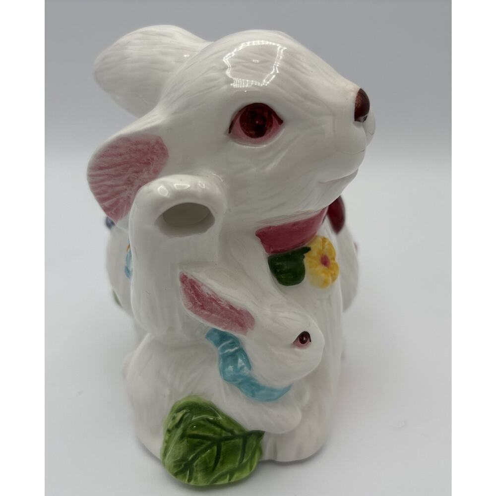 Ceramic Spring Rabbit Creamer Easter Table Decor - Picture 3 of 11